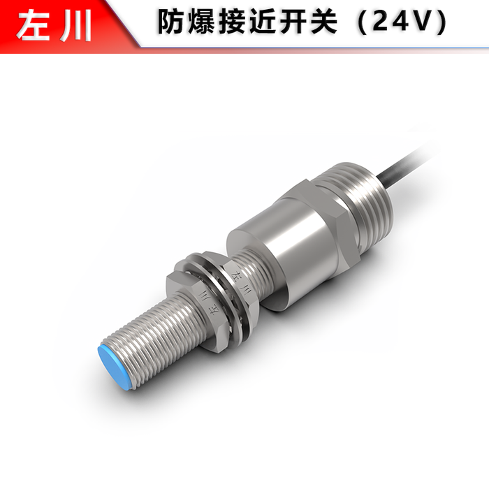 M12 Explosion-Proof Flush Proximity Switch (1/2" NPT)